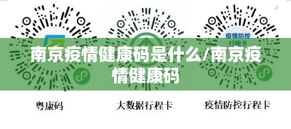 南京疫情健康码是什么/南京疫情健康码