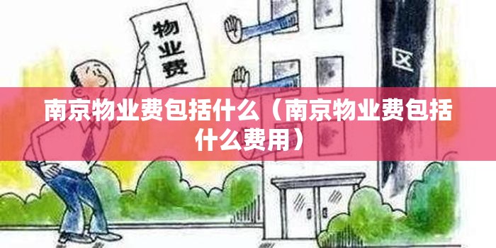 南京物业费包括什么（南京物业费包括什么费用）