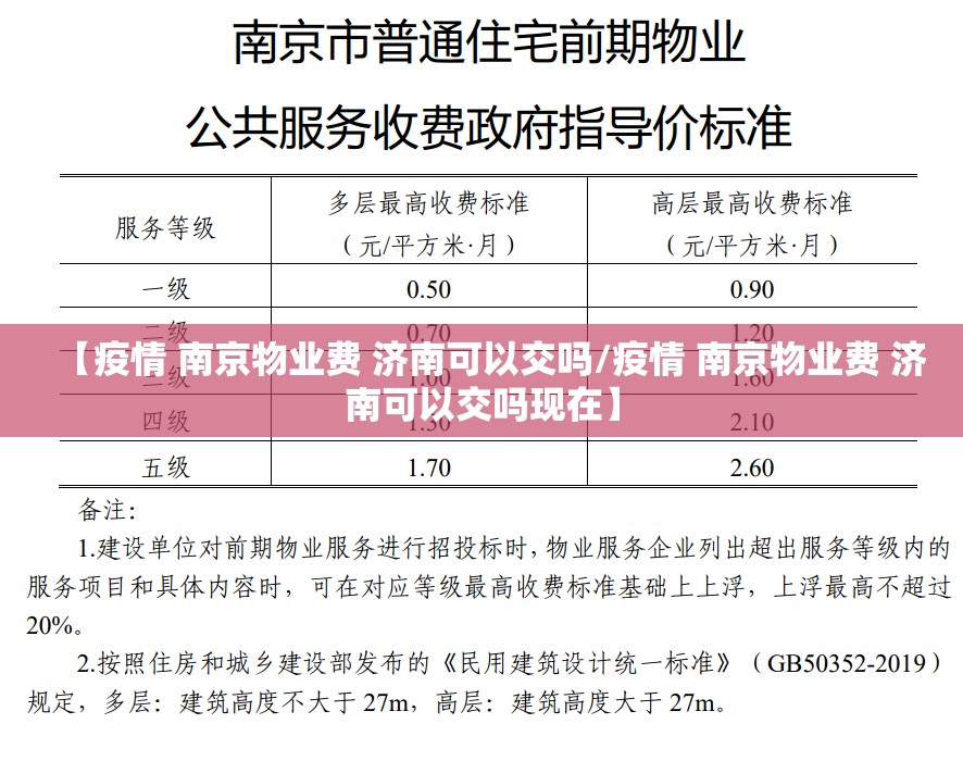 【疫情 南京物业费 济南可以交吗/疫情 南京物业费 济南可以交吗现在】
