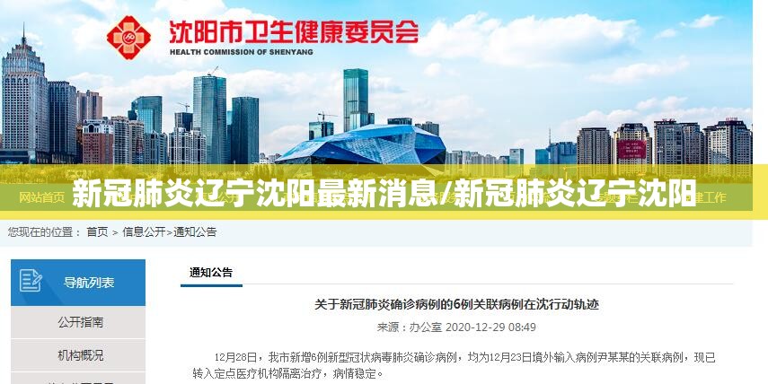 新冠肺炎辽宁沈阳最新消息/新冠肺炎辽宁沈阳