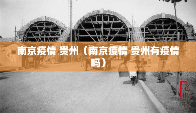 南京疫情 贵州（南京疫情 贵州有疫情吗）