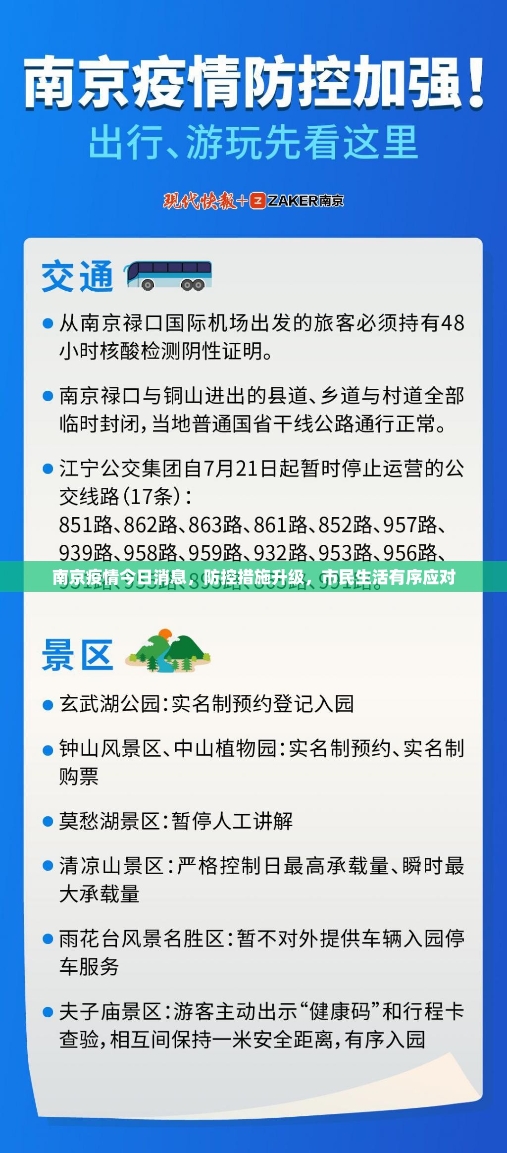 南京疫情今日消息，防控措施升级，市民生活有序应对
