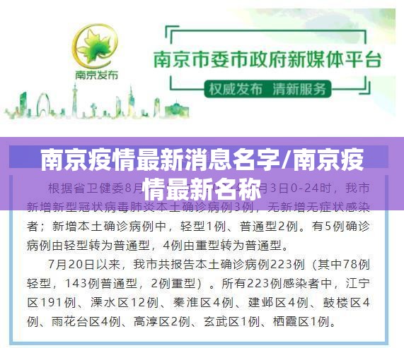 南京疫情最新消息名字/南京疫情最新名称