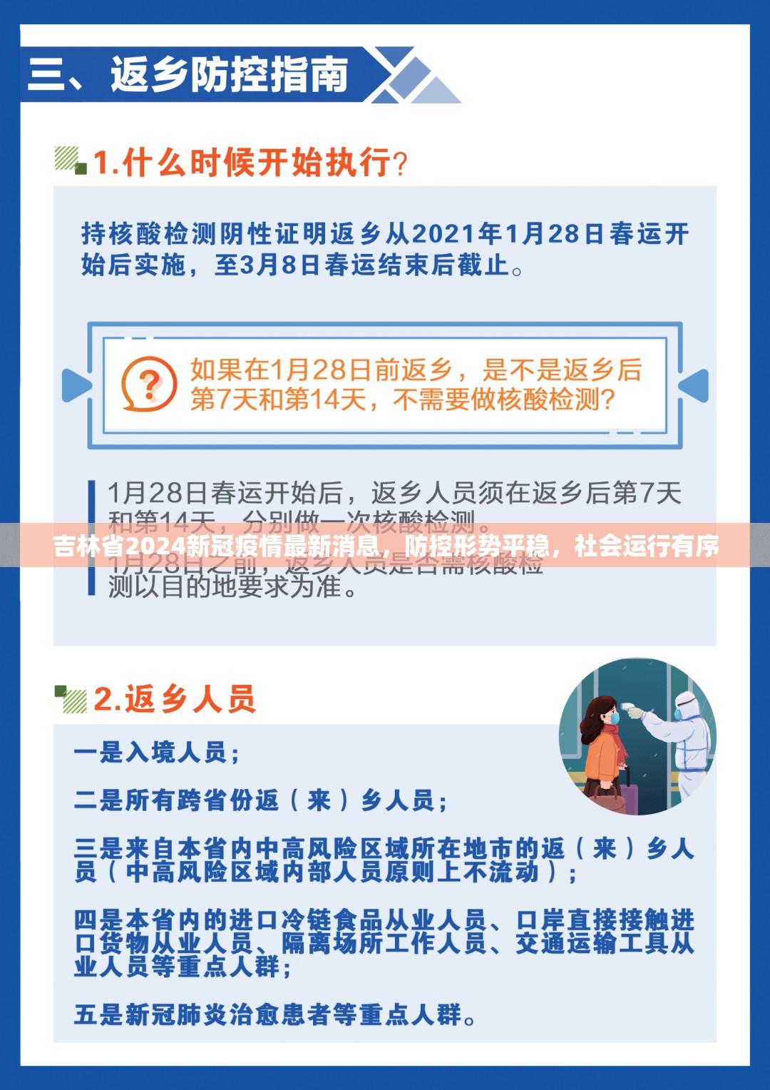 吉林省2024新冠疫情最新消息，防控形势平稳，社会运行有序