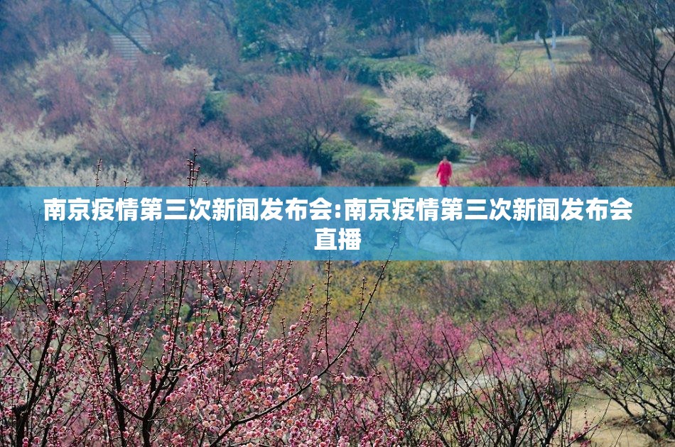 南京疫情第三次新闻发布会:南京疫情第三次新闻发布会直播
