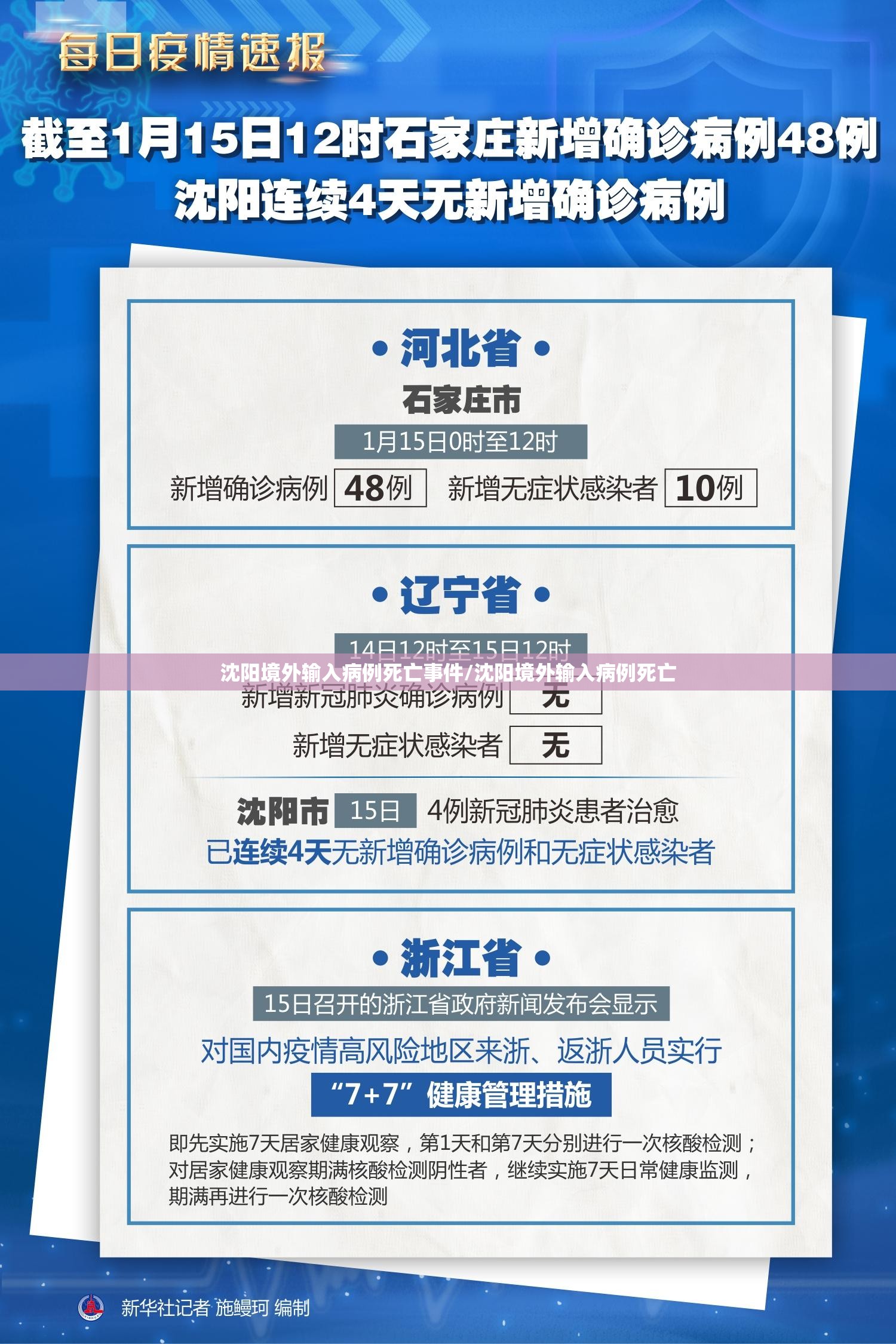 沈阳境外输入病例死亡事件/沈阳境外输入病例死亡