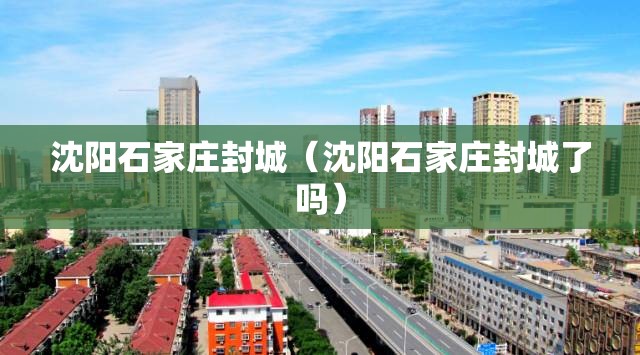 沈阳石家庄封城（沈阳石家庄封城了吗）