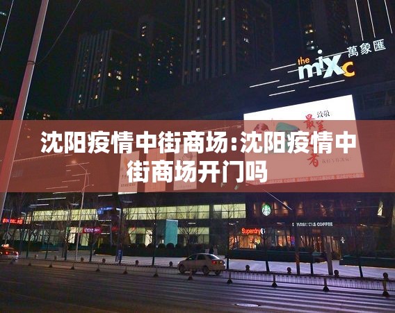 沈阳疫情中街商场:沈阳疫情中街商场开门吗