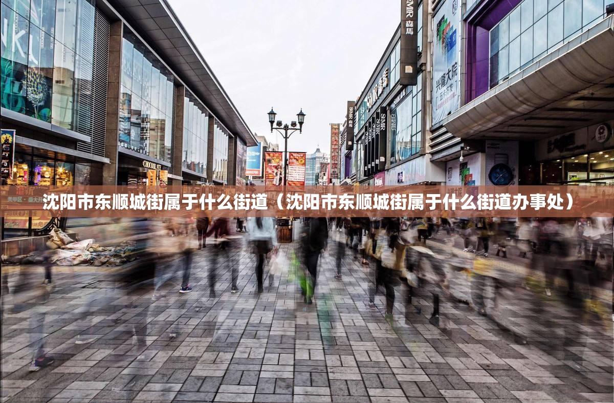 沈阳市东顺城街属于什么街道（沈阳市东顺城街属于什么街道办事处）