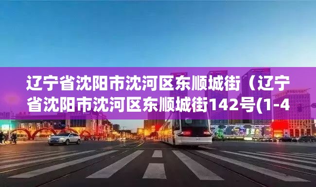 辽宁省沈阳市沈河区东顺城街（辽宁省沈阳市沈河区东顺城街142号(1-4-1)