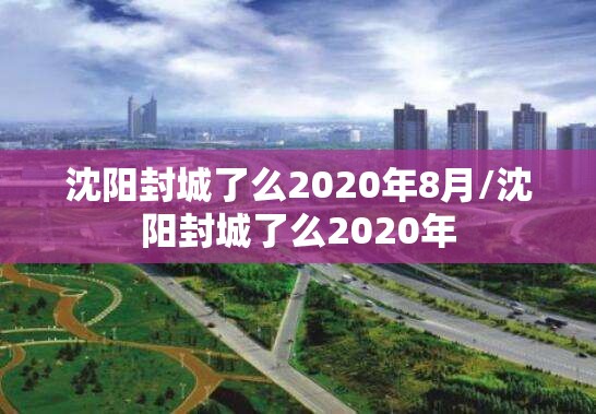 沈阳封城了么2020年8月/沈阳封城了么2020年