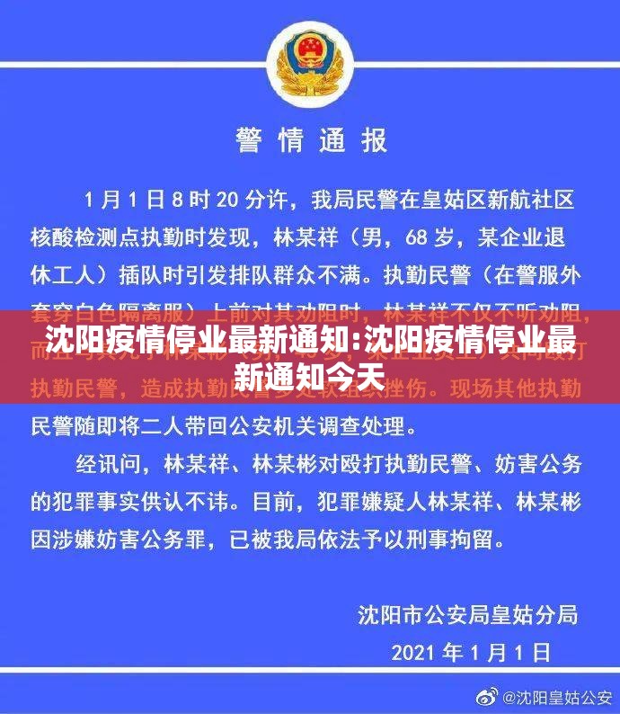 沈阳疫情停业最新通知:沈阳疫情停业最新通知今天