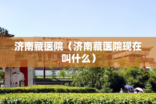 济南藏医院（济南藏医院现在叫什么）