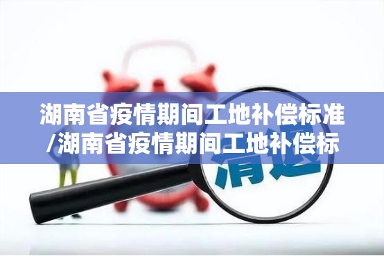 湖南省疫情期间工地补偿标准/湖南省疫情期间工地补偿标准文件