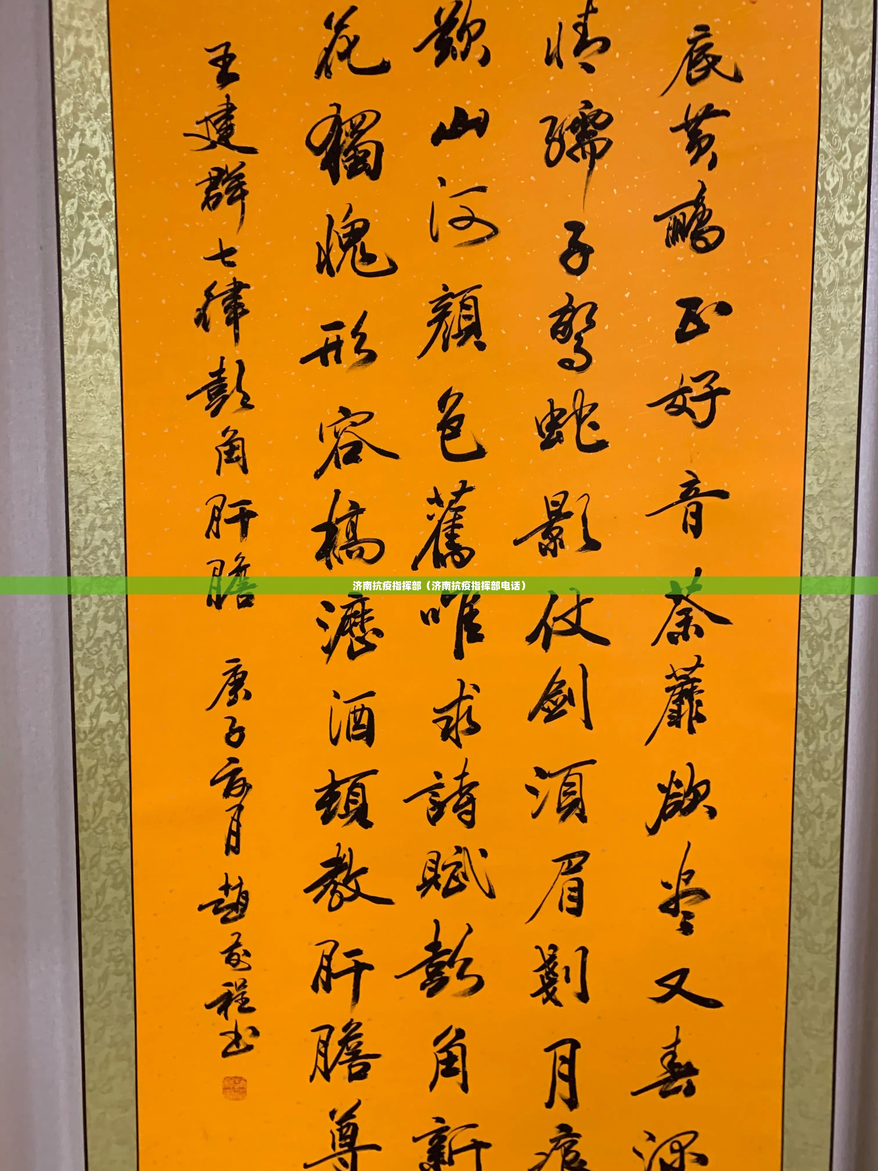 济南抗疫指挥部（济南抗疫指挥部电话）