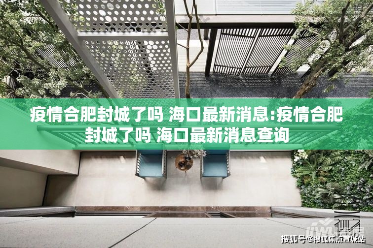 疫情合肥封城了吗 海口最新消息:疫情合肥封城了吗 海口最新消息查询