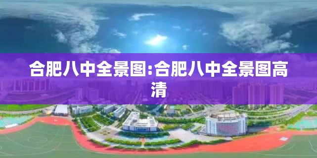 合肥八中全景图:合肥八中全景图高清