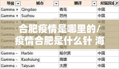 合肥疫情是哪里的/疫情合肥是什么针 海口疫情