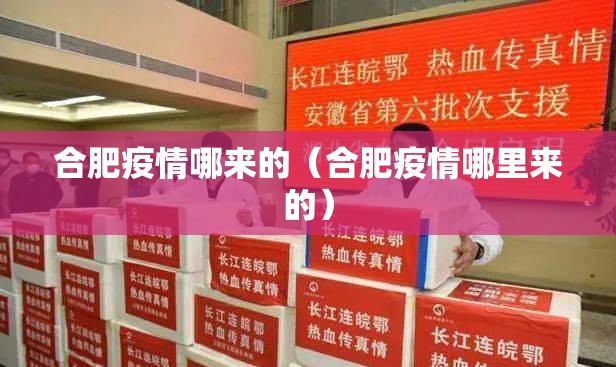 合肥疫情哪来的（合肥疫情哪里来的）