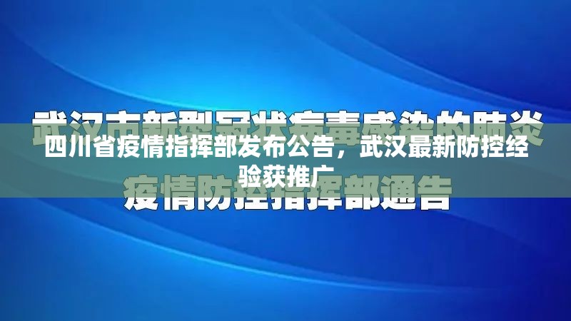 四川省疫情指挥部发布公告，武汉最新防控经验获推广