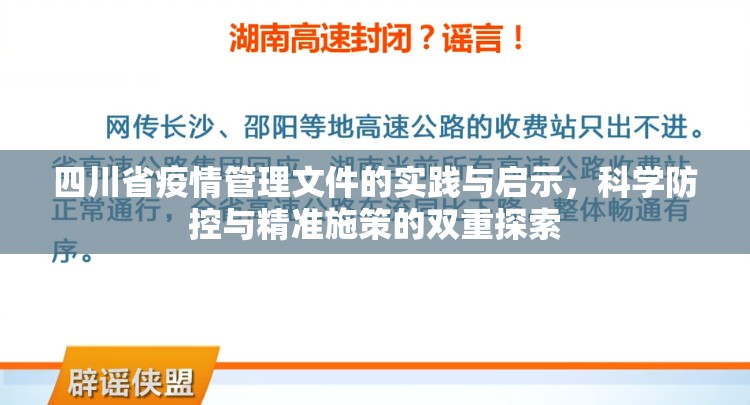 四川省疫情管理文件的实践与启示，科学防控与精准施策的双重探索