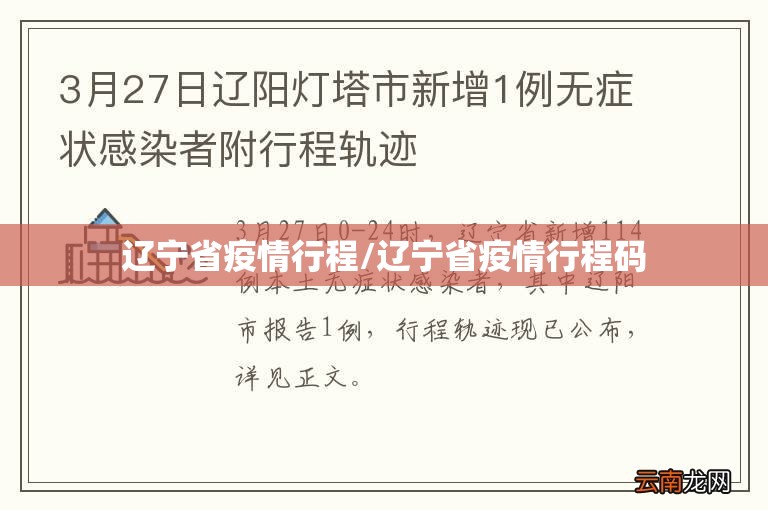 辽宁省疫情行程/辽宁省疫情行程码