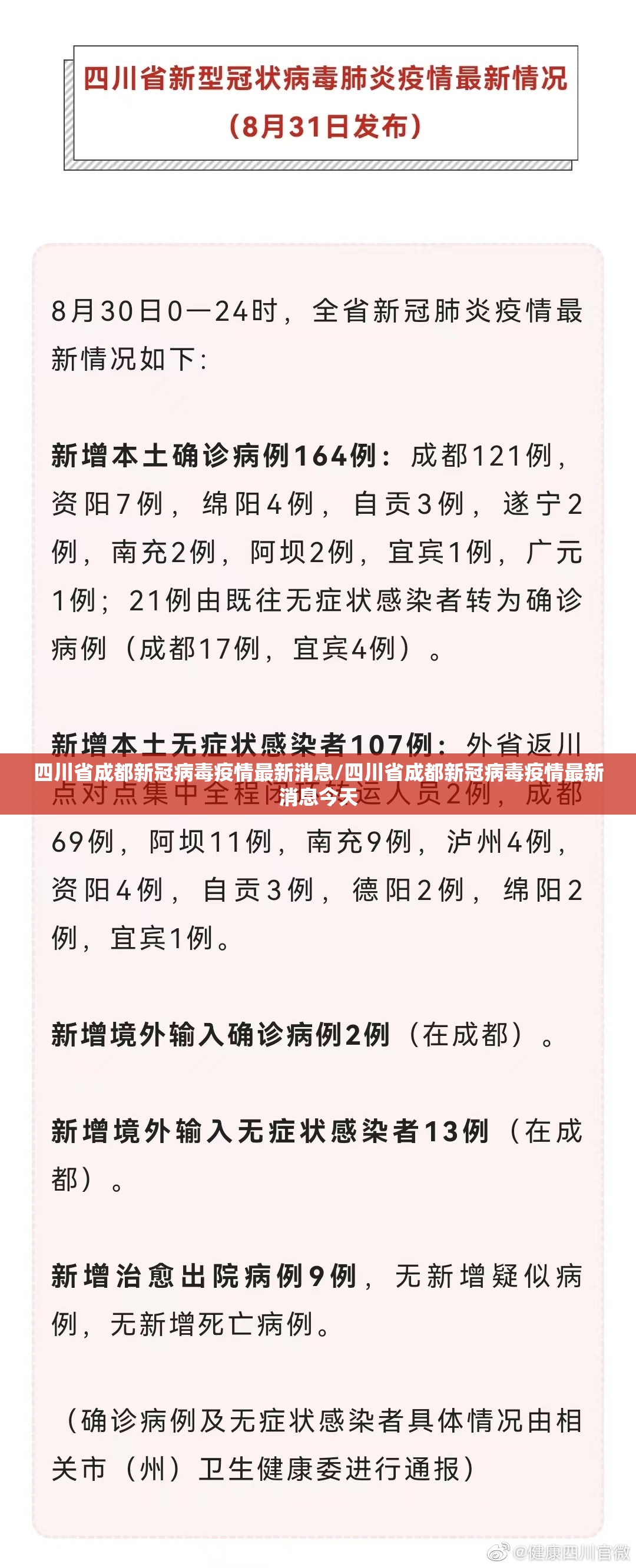 四川省成都新冠病毒疫情最新消息/四川省成都新冠病毒疫情最新消息今天