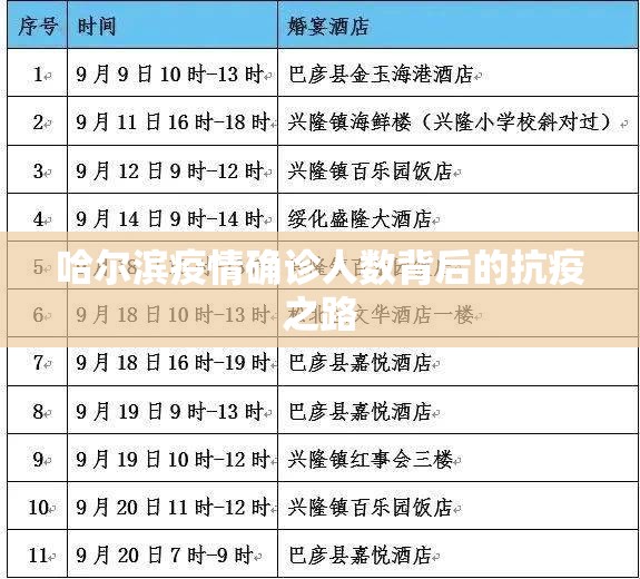哈尔滨疫情确诊人数背后的抗疫之路