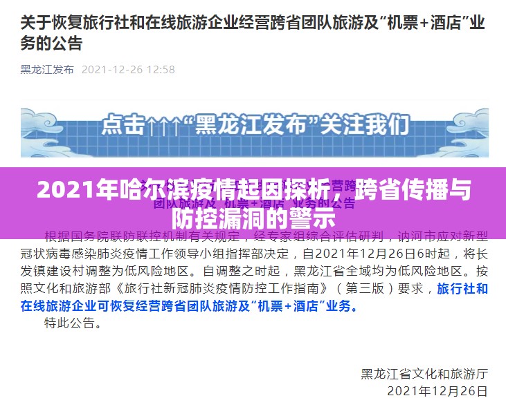 2021年哈尔滨疫情起因探析，跨省传播与防控漏洞的警示