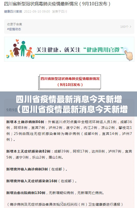 四川省疫情最新消息今天新增（四川省疫情最新消息今天新增病例）