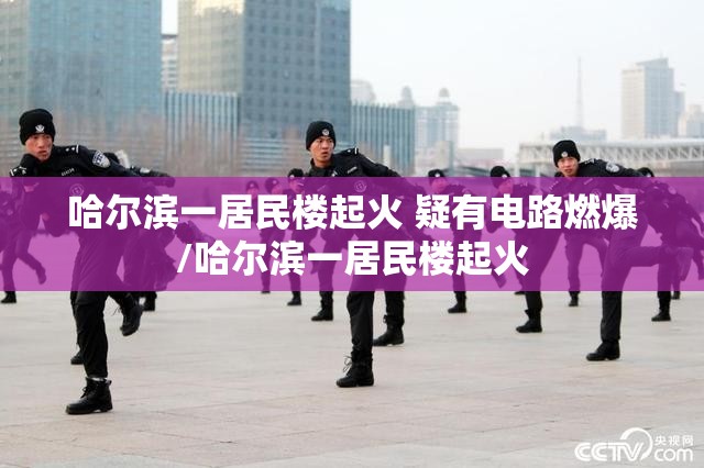 哈尔滨一居民楼起火 疑有电路燃爆/哈尔滨一居民楼起火