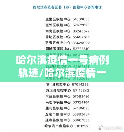 哈尔滨疫情一号病例轨迹/哈尔滨疫情一号病例