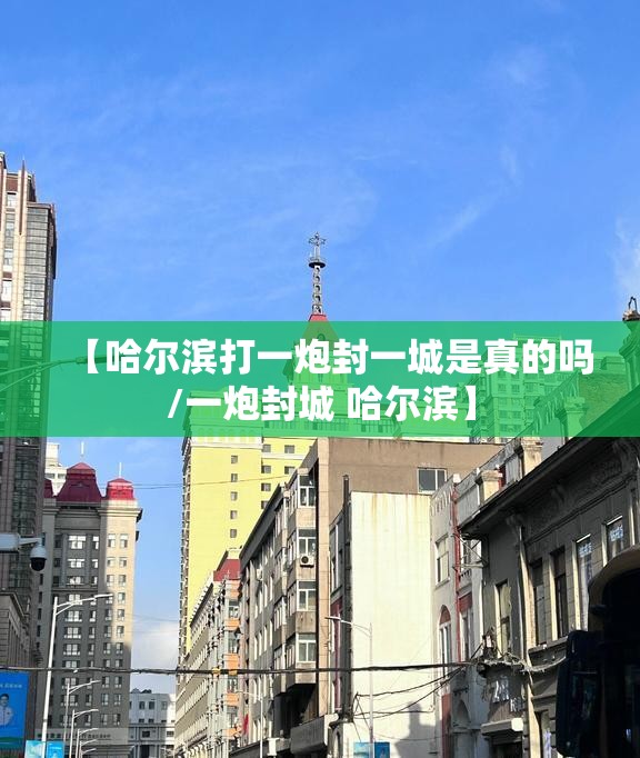 【哈尔滨打一炮封一城是真的吗/一炮封城 哈尔滨】