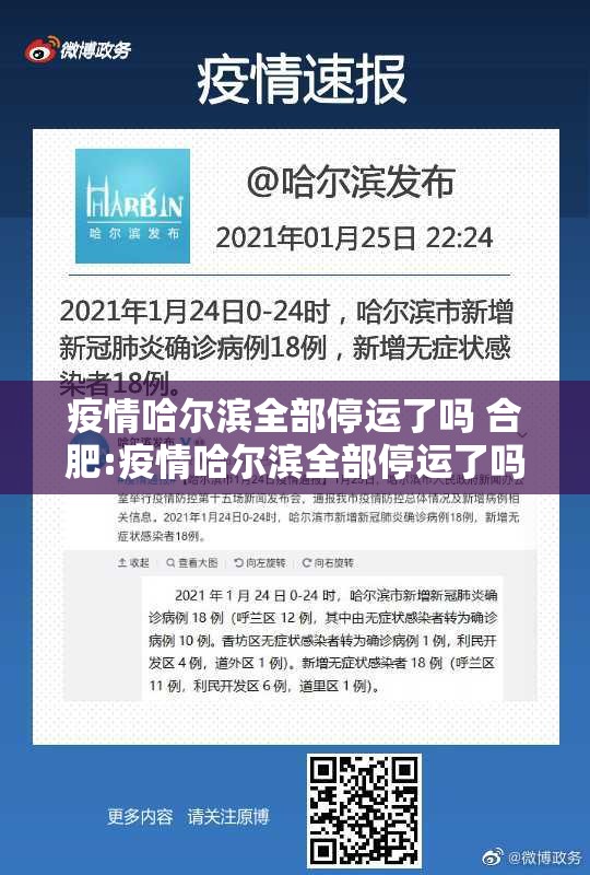 疫情哈尔滨全部停运了吗 合肥:疫情哈尔滨全部停运了吗 合肥最新消息