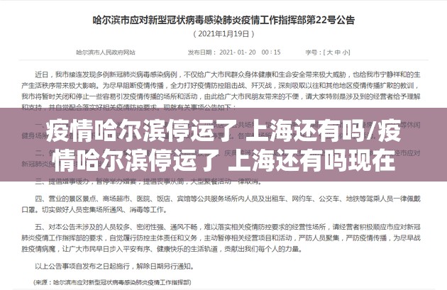 疫情哈尔滨停运了 上海还有吗/疫情哈尔滨停运了 上海还有吗现在