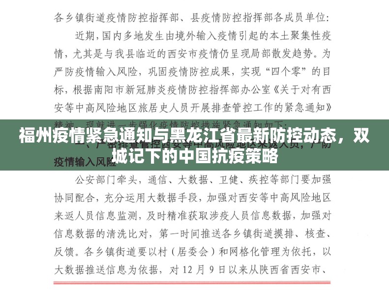 福州疫情紧急通知与黑龙江省最新防控动态，双城记下的中国抗疫策略