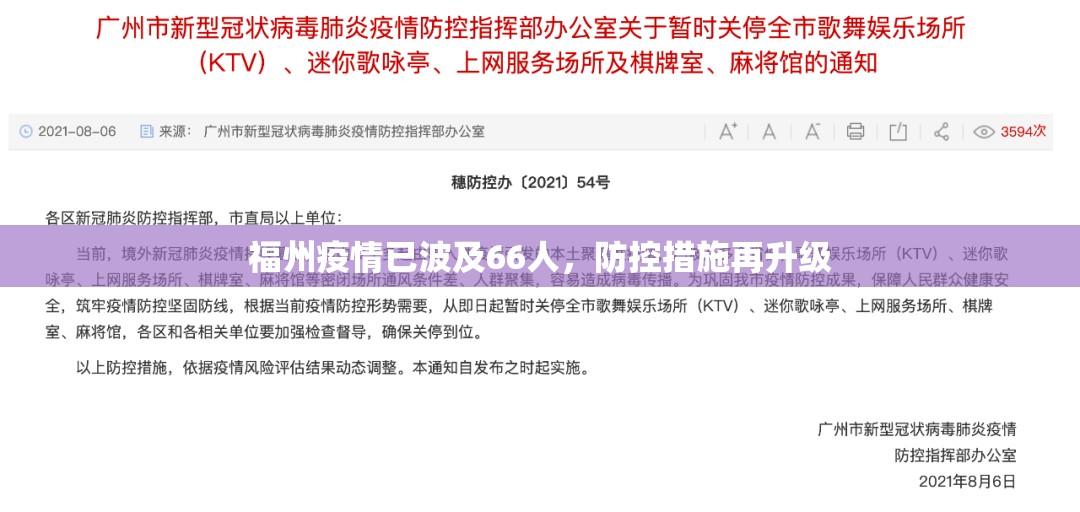 福州疫情已波及66人，防控措施再升级